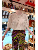 Zarif Dantel İşlemeli Kadın Bluz