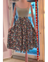 Yüksek Bel Modern Kesim Tasarım Etek