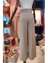 Korseli Bağcıklı Yüksek Bel Bol Paça Bej Pantolon Fiyatları - Craft and Boutique Handmade