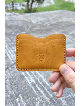 El Yapımı Hakiki Deri Kartlık Cüzdan | Minimal ve Şık Tasarım