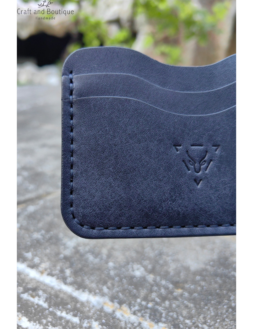 El Yapımı Hakiki Deri Kartlık Cüzdan | Minimal ve Şık Tasarım