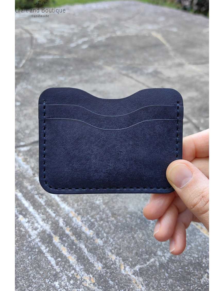 El Yapımı Hakiki Deri Kartlık Cüzdan | Minimal ve Şık Tasarım