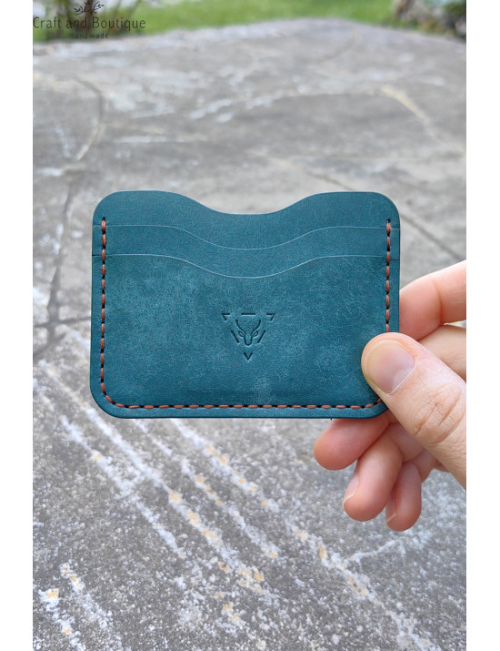 El Yapımı Hakiki Deri Kartlık Cüzdan | Minimal ve Şık Tasarım