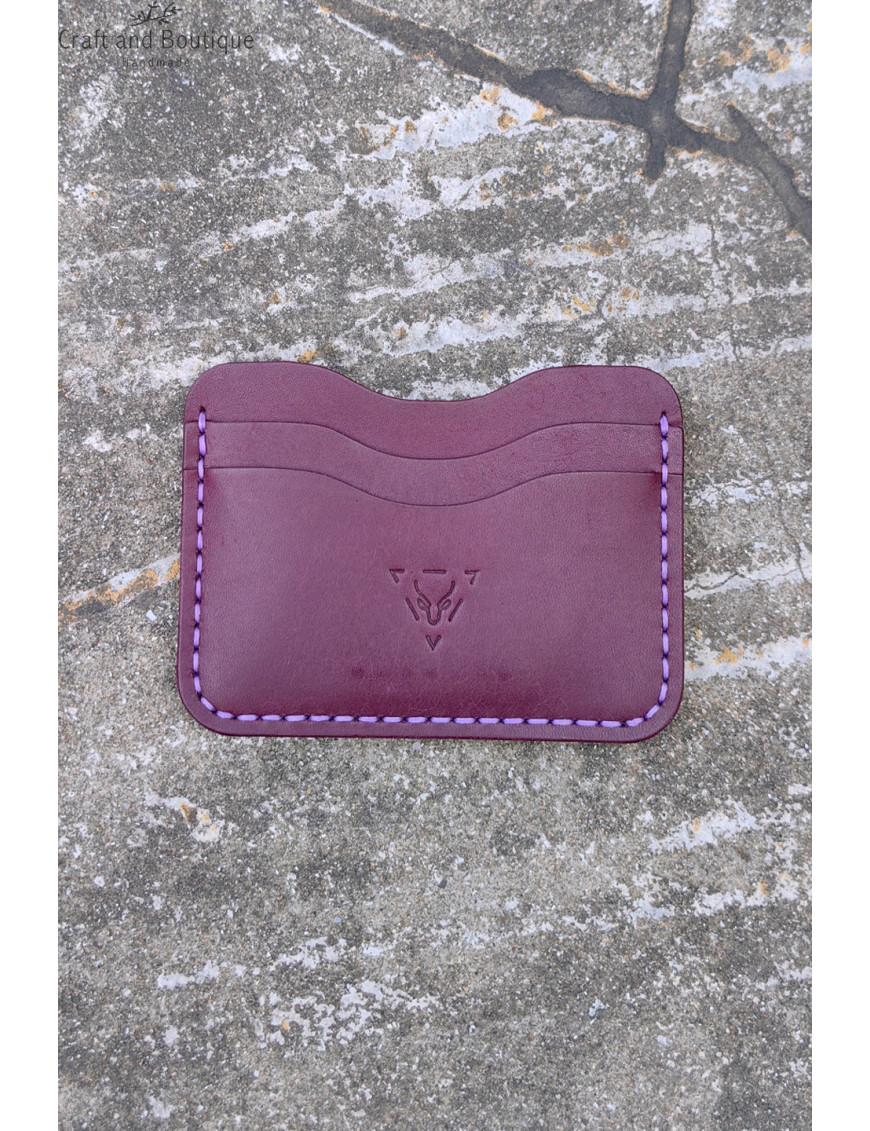 El Yapımı Hakiki Deri Kartlık Cüzdan | Minimal ve Şık Tasarım