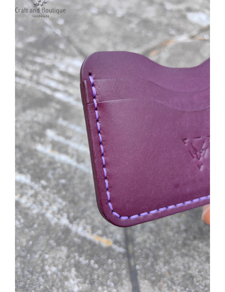 El Yapımı Hakiki Deri Kartlık Cüzdan | Minimal ve Şık Tasarım