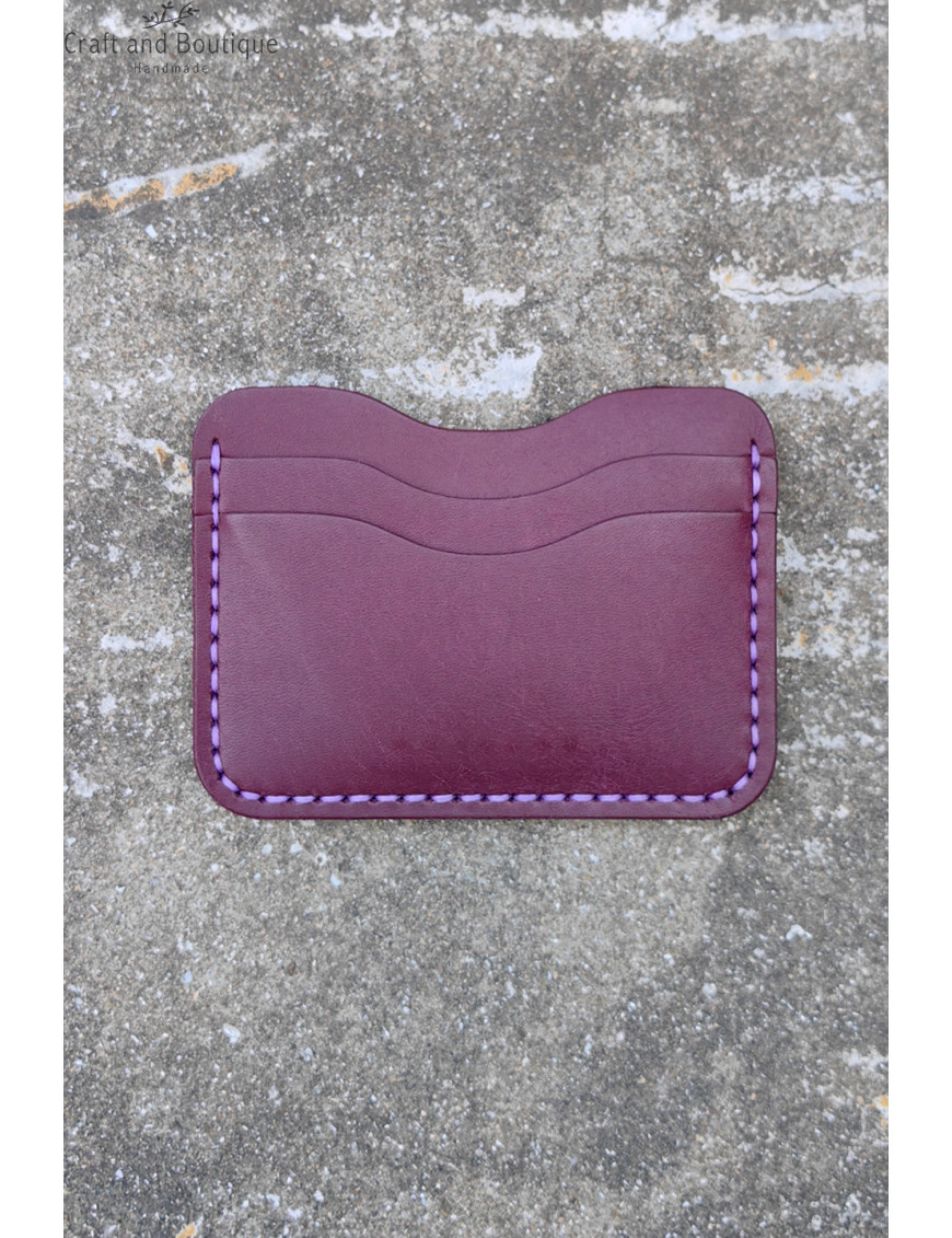 El Yapımı Hakiki Deri Kartlık Cüzdan | Minimal ve Şık Tasarım