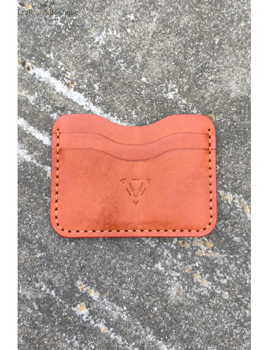 El Yapımı Hakiki Deri Kartlık Cüzdan | Minimal ve Şık Tasarım