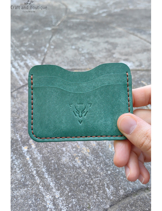 El Yapımı Hakiki Deri Kartlık Cüzdan | Minimal ve Şık Tasarım