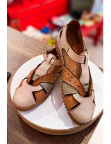 Hakiki Deri Sandalet | El Yapımı Konforlu Yazlık Ayakkabı