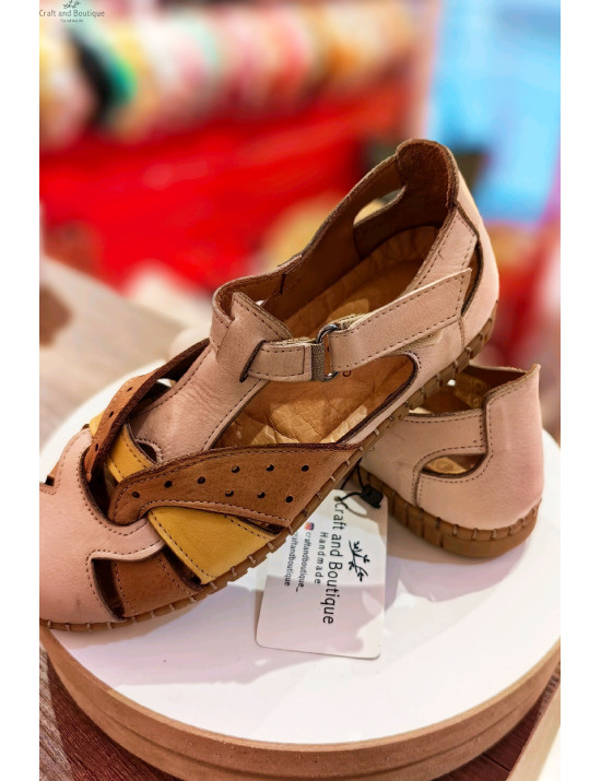 Hakiki Deri Sandalet | El Yapımı Konforlu Yazlık Ayakkabı
