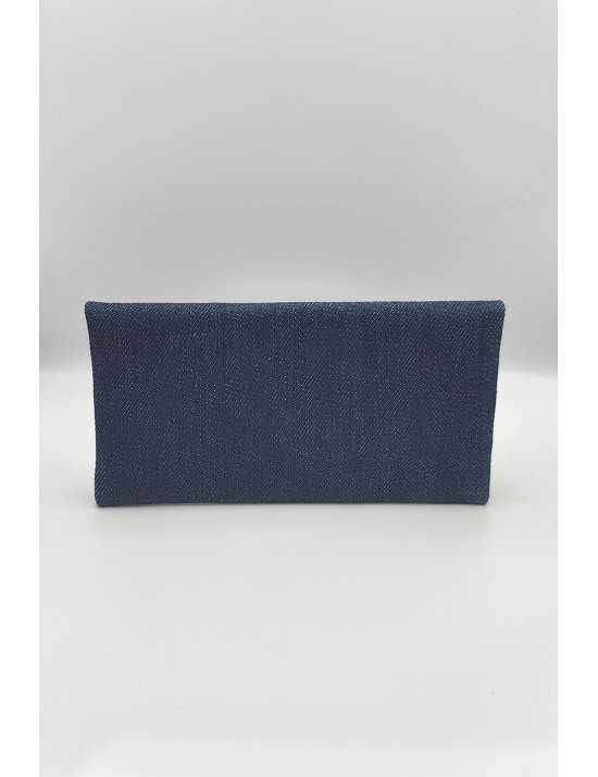 El Yapımı Denim Cüzdan | Nakışlı Kot Kartlık