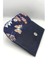 El Yapımı Denim Cüzdan | Nakışlı Kot Kartlık