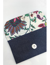 El Yapımı Denim Cüzdan | Nakışlı Kot Kartlık