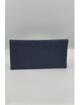 El Yapımı Denim Cüzdan | Nakışlı Kot Kartlık