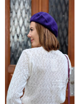 Mor Ressam Bere | Kaşe Kadın Bere Modelleri | Craft & Boutique