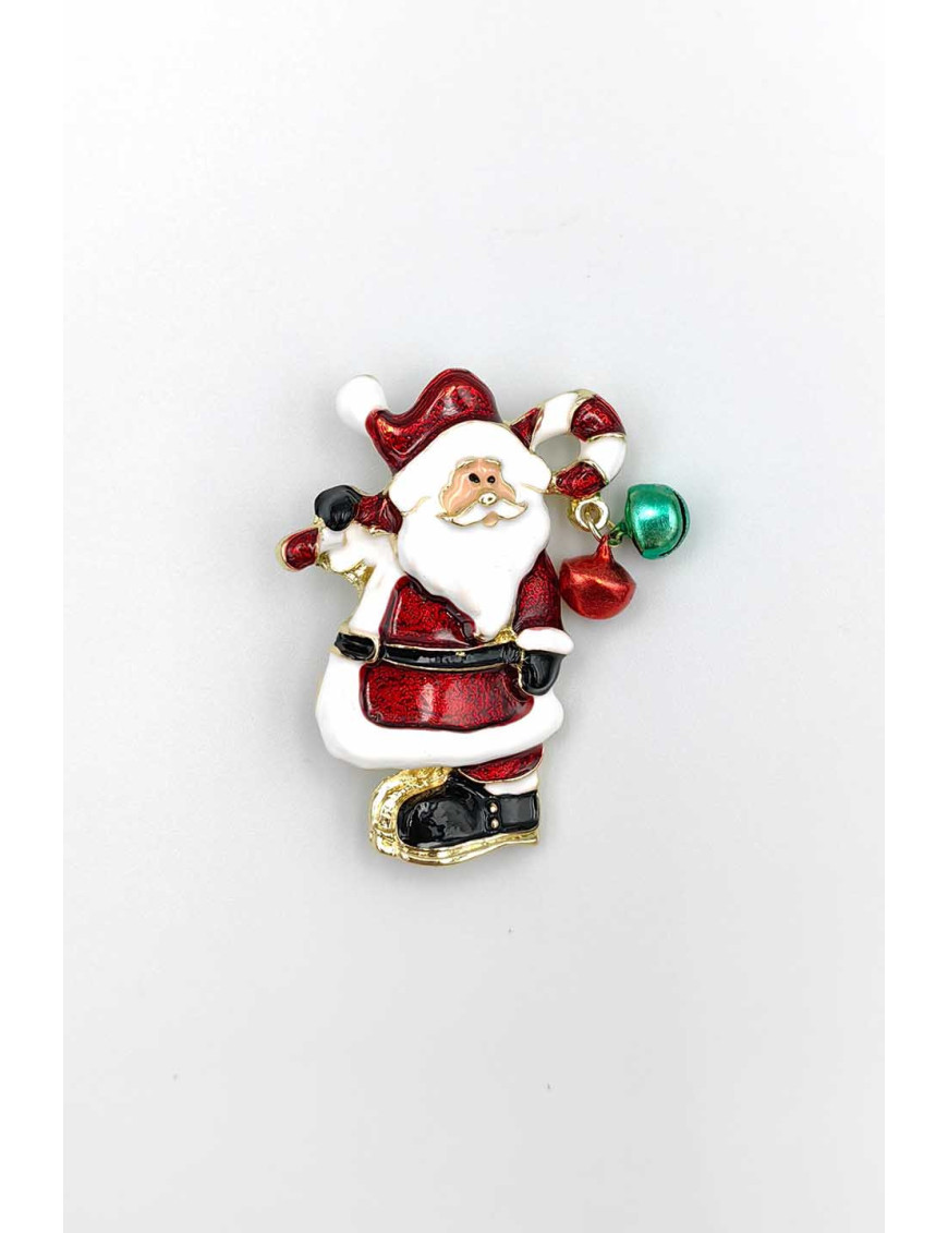 Mine Noel Baba Broş | Yılbaşı Temalı Figür Takı| [Craft and Boutique]